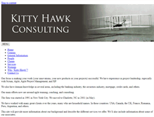 Tablet Screenshot of kittyhawkconsulting.com